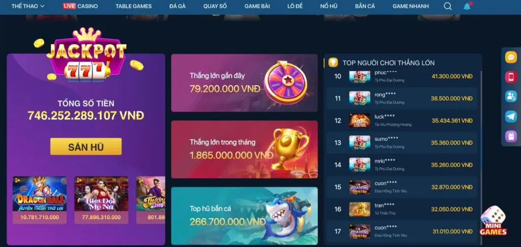 Ưu đãi nạp lại hàng tuần vn588